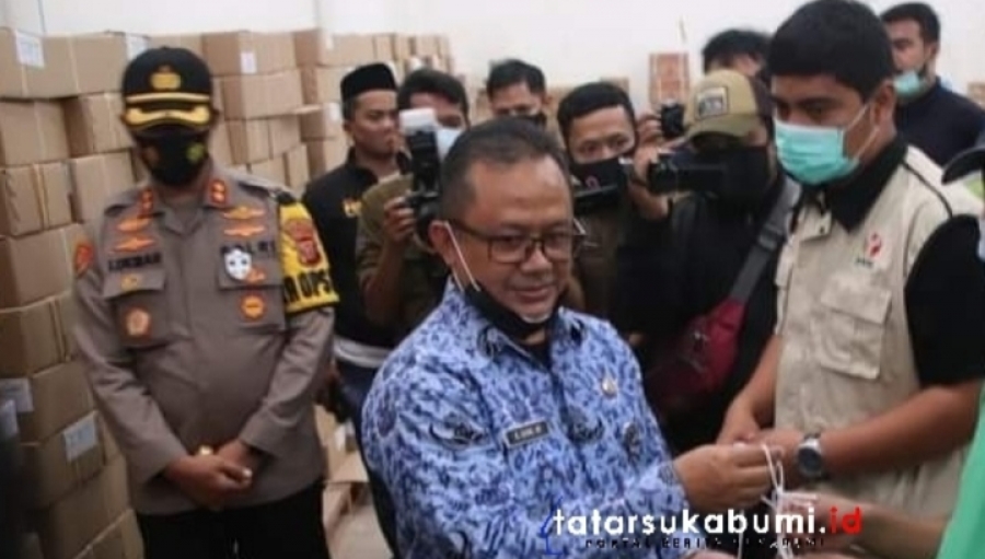 Tinjau Gudang Logistik KPU, Pjs Bupati Sukabumi : Tidak Ada Kebocoran dan Telah Diantisipasi dari Hama Tikus