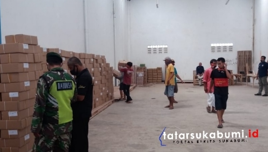KPU Terima Logistik Surat Suara Pilkada Kabupaten Sukabumi