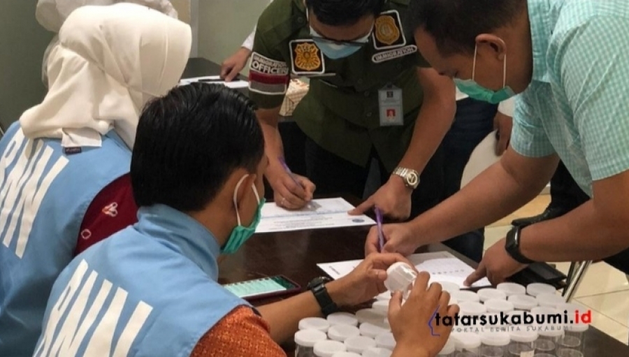 BNNK Sukabumi P4GN dan Test Urine Imigrasi Kelas II Sukabumi