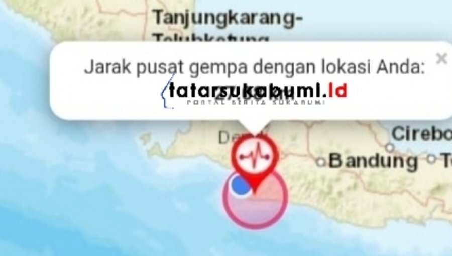 Pusat Gempa Sukabumi Getaran Terasa Hingga Bogor dan Bandung