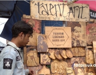 Seniman Lukisan Bara Api Asal Sukabumi Nasibnya Kini, Kang Sidiq : Saya Sudah Bosan Janji-janji