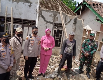 77 Rumah dan 5 Fasilitas Umum di Girijaya Nagrak Rusak Terdampak Gempa Cianjur