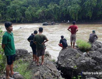 2 Warga Cianjur Hilang Tenggelam di Sungai Cibuni Sukabumi