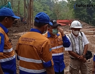 Iyos Somantri Hadiri Ekspos Sekaligus Monitoring dan Evaluasi Proyek Pekerjaan Dibawah Kendali Dinas PU Kabupaten Sukabumi 