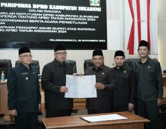 APBD Kabupaten Sukabumi 2024 Diketuk Palu 4,3 Triliun 