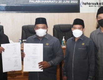 Paripurna DPRD Kabupaten Sukabumi Pembahasan Pertanggungjawaban APBD 2021 Serta Persetujuan Perda PBG dan TKA  
