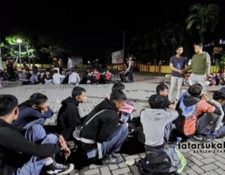 97 Pelajar SMK di Cisaat Diamankan Polisi Diduga Akan Tawuran di Palabuhanratu