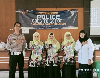 Polisi Sahabat Anak Satlantas Polres Sukabumi Gandeng PAUD Program Literasi dan Pengembangan Karakter