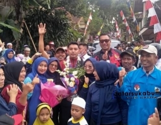 Disambut Sebagai Pahlawan Irfan Libero Pulang Kampung ke Nyalindung Sukabumi