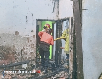 Rumah di Nagrak Sukabumi Terbakar Ternyata Ini Penyebabnya 