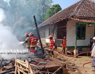 Kebakaran di 2 Desa Kecamatan Ciracap Sukabumi