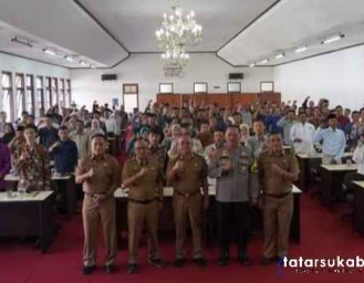 Bimtek 1136 Panitia dan Panwas Pilkades Serentak 71 Desa di Kabupaten Sukabumi