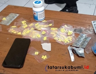 Polisi Temukan Ribuan Butir Hexymer dan Tramadol Dugaan Pengedaran Kalapanunggal Sukabumi 