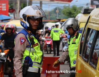 Kapolres Sukabumi Tertibkan Angkot yang Kerap Ngetem Bikin Macet