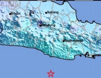 Gempa Terkini 5.9 SR di Pulau Jawa