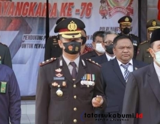 HUT Bhayangkara Polri ke-76 Jokowi : Seluruh Rakyat Indonesia Menaruh Harapan Besar Terhadap Polri