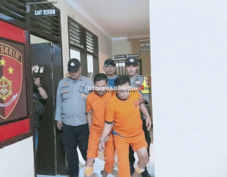 2 Pelor Polisi Bersarang di Kaki Residivis Curanmor TKP Nagrak Sukabumi 