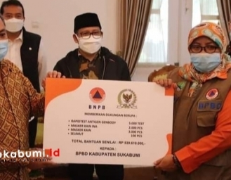 Muhaimin Iskandar Tinjau Lokasi Bencana Pergerakan Tanah di Nyalindung Sukabumi
