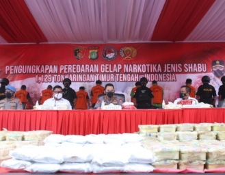 Ungkap Kasus 1,1 Ton Sabu Jaringan Internasional Kapolri Minta Dirikan Kampung Tangguh Narkoba di Seluruh Indonesia